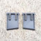 ULEIVA Replacement Keyboard Feet Grey 1 Pair (2 Pieces) Compatible with Logitech G213 Keyboard Replacement Part Keyboard Stand Keyboard Feet (Grey)