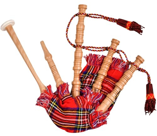 Mini Miniature Bagpipe, Rosewood Bagpipe for Beginners Playable Gift. (RoyalStewart)