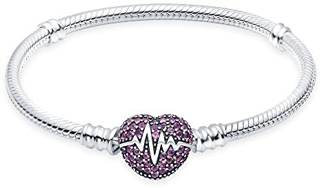 XWN Armband Damen 925 Sterling Silber, Armbänder Moments Schlangen-Gliederarmband Armkette für Pandora Charm Anhänger, Valentinstag Muttertag Geburtstags Geschenk für Frauen Freundin Mama