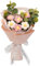 Muzrunq Bouquet di fiori all'uncinetto, bouquet di uncinetto artificiale decorativo 13x9