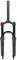 LYDSB Forcella Ammortizzata per Mountain Bike, Forcella ad Aria BMX MTB da 24 Pollici, Escursione 100 mm, Freno a Disco Dritto Senza Filettatura da 1-1/8, Blocco Manuale, Attacco QR da