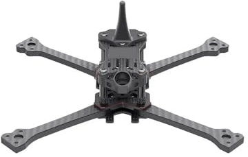 Racer Frame FPV Drone Austauschbare Montageteile Zubehör Passend for VTX 7075(Red)