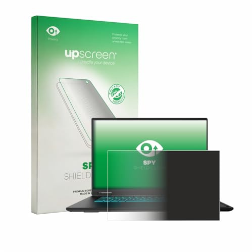 upscreen Anti-Spy Blickschutzfolie für Gigabyte Gaming A16 GA63H Made in Germany, Privacy Screen Displayschutz-Folie [Sichtschutz, Blaulichtfilter]