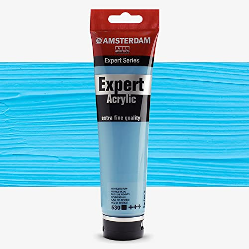 Amsterdam Expert Series Acrylic Paint Tube 150 ml - Sèvresblau 530 - Hohe Viskosität, Langlebigkeit, Künstlerqualität