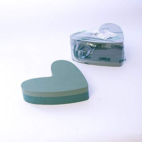 Smithers Oasis Pack of 2 Floral Foam Heart Frames 9\