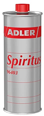 ADLER Spiritus - 500 ml - Hochwertiger Spiritus Verdünnung, Reiniger und Brennstoff. Der Allrounder für Haushalt, Auto, Gewerbe und Industrie