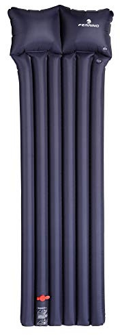 Ferrino Luftmatratze 6 Tube mit Kopfkissen und integrierter Luftpumpe
