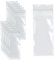 Packung zu 500 Stück- Mini Lesezeichen Cello - Zellophan Beutel Display selbst Dichtung 30- ?ikron - 65mm x 165mm 30-mm-Klappe