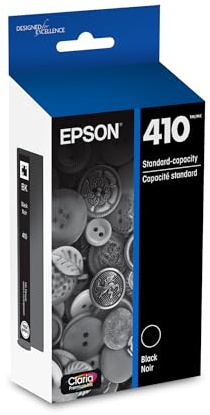 Epson 410 Claria Premium Ink Standard Capacity (T410020-S) Works with Expression XP-530, 630, 640, 7100, 830