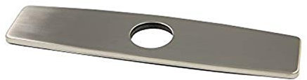 Aquafaucet 10 Kitchen Sink Faucet Hole Cover Deck Plate Escutcheon Brushed Nickel
