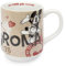 Egan Mug Collezione Disney Mickey Mouse City. Oggetto Realizzato in Porcellana di Colore Beige. Dimensione: 18X11 cm. La referenza è PWM21I/RO