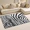 coosun Zebra Muster Bereich Teppich Teppich rutschfeste Fußmatte Fußmatten für Wohnzimmer Schlafzimmer 91,4 x 61 cm, Textil, multi, 36 x 24 inch