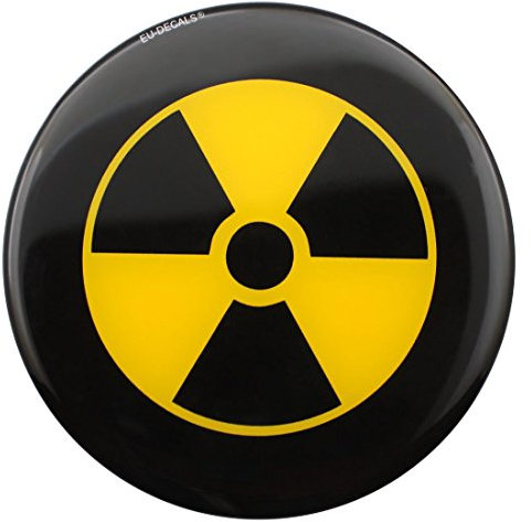 90 mm RadioActive Target Mod 3D-Aufkleber für alle Vespa-Modelle, gewölbter Aufkleber vorne oder seitlich, MioVespa-Kollektion
