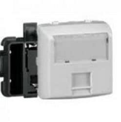 Legrand 086161 - Prise RJ45 Cat.5e FTP 9 contacts appareillage saillie composale - blanc