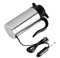 Akozon Car Electric Bottle with DC12V Charger 750ml Stainless Steel Electric Car Kettle Heating Cup Coffee Mug Travel Water Bottle