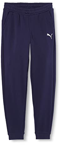 PUMA Jungen teamGOAL 23 Casuals Pants Jr Jogginghose, Peacoat, 164