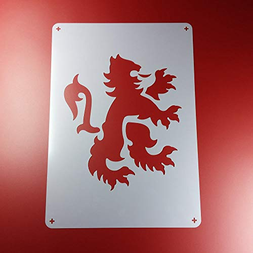 Schablone Löwe Heraldik Wappen - BD11