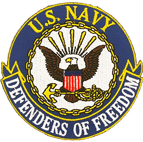 US Navy USN Defenders of Freedom bestickter Aufnäher zum Aufbügeln