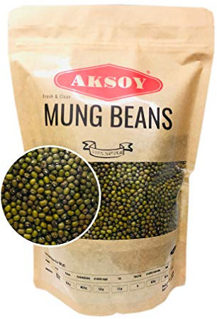 Premium Quality Mung Beans (Green Beans) 1.25KG | Rich in Protein, Fiber & Essential Nutrients – Perfect for Soups, Salads, Curries & Healthy Vegan Meals (Packaging may vary)