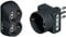 Bticino S3614G Adattatore B4, Bipasso 10/16A E 2 Prese P30, Spina 16A, 1500 W, 250 V, Nero & S3610G Adattatore Tris Con 1 Presa Tedesca 2 Prese, 10A, Colore Antracite, 1500 W, 250 V, Nero
