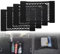 Black Magic Adhesive Mesh Cargo Net Elastic String Net Mesh Net Pouch, Car Back Rear Trunk Seat Mesh Net for Car/Truck/Trunk(4 Pcak) -40 X 25cm