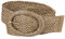 Allegra K Ceintures tissées pour femmes Ceintures de taille large pour le décor de robe réglable Marron 58-84cm/22.83-33.07