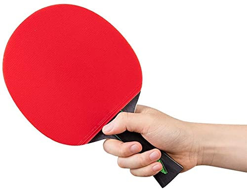 Racchette Ping Pong Piscina per ping-pong con tecnologia in fibra di carbonio per maggiore controllo, rotazione e potenza a livello di prestazioni Ping Pong Pong per formatori, dilettanti, esperto ZSM