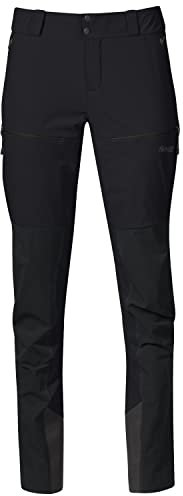 Bergans Rabot V2 Softshell W Pants Schwarz - Atmungsaktive komfortable Damen Softshellhose, Größe 46 - Regular - Farbe B