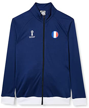 FIFA Ufficiale World Cup 2022-Francia Giacca Track, Blu, 12-13 Anni Bambini e Ragazzi