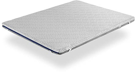 SHAULA Topper 105X190 Jeno, Hohe 8 cm, viskoelastisch, Abnehmbar und adaptiv. Mittlere Hartegrad H2