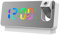 kyaoayo Projektionswecker für Schlafzimmer, Digitalerwecker mit Großer LED-Anzeige, 180 ° Projektor mit farbige Lichter, 12/24 H, Temperaturanzeige, Schlummer, für zu Hause und im Büro usw (Weiß)