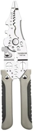 Multitool Pliers,Stainless Steel Multi-Tool,Electrical Wire Cutter for Electricians,Stripping and Cutting,Portable Wire Stripping Tool,Ideal for Camping,Outdoor,Repairing,Gift for Dad Men