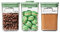 OXO Good Grips 3-teiliges POP-Behälter-Set mit Mini-Schaufeln – Pistazien-Edition