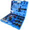 MKING 28PCS Kühlmittel Kühler Druck Tester Kit Universal Vakuum Kühlsystem Purge Refill Leak Refeller Tool Set