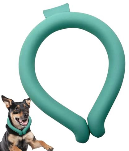 Dog Ice Neck Band - Pet Cooling Neck Wrap, Dog Cooling Bandana | Reusable Cooling Dog Collar Wearable Dog Cooling Neck, Dog Neck Wrap Ice Collar Neck Cooling Accessories for Dogs Cooling Neck Collar