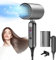 BelonLink Haartrockner Faltbar, 1800W Ionen Föhn, Compact hair dryer, Salon Haarfön, 3 Heiz & 2 Geschwindigkeitsstufen, Reisehaartrockner, Profi Fön, Haarföhn, Blaulicht-Haarpflege
