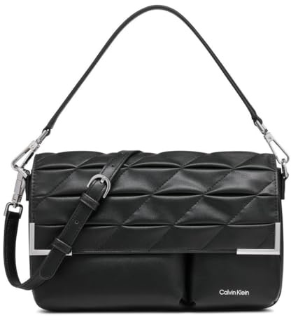Calvin Klein Mica Demi-schultertasche und Crossbody-tasche mit Klappe Calvin Klein Mica Demi-Schultertasche und Crossbody-Tasche mit Klappe