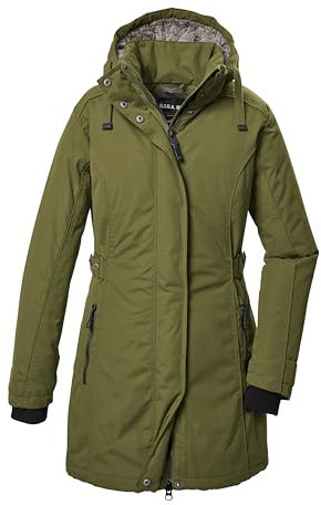 G.I.G.A. DX Damen Funktionsparka/Parka wasserdicht mit abzippbarer Kapuze GW 70 WMN PRK, olivgrün, 42, 41863-000