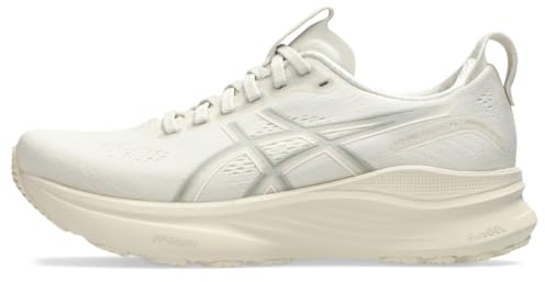 ASICS Women's Gel-Kayano 32 Running Shoes, Oatmeal/Meteor Grey, 6 UK