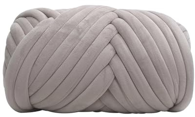 Vorgarn, Strickwolle, weich, sperrig, klobig, zum Filzen, Häkeln, Teppichen, Decken und Basteln zum Weben von Haustiernestern, Steppdecken, Kissenmatten (43 m, 1 kg)