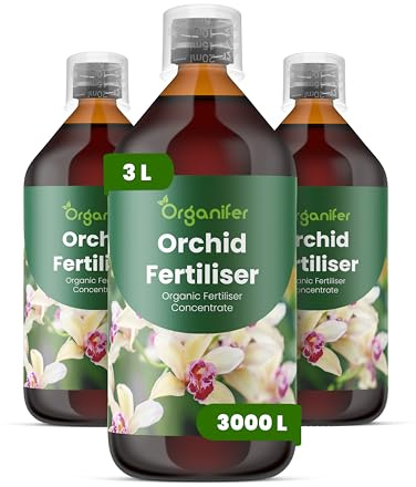 Engrais Liquide Pour Orchidée 3L – Engrais Organique Pour Floraison Abondante Et Feuilles Saines – Stimule Racines Et Croissance – Organifer