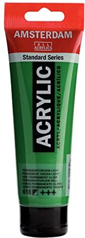 Amsterdam Standard Series Acrylfarbe Tube 120 ml Permanentgrün Hell 618 (17096182)