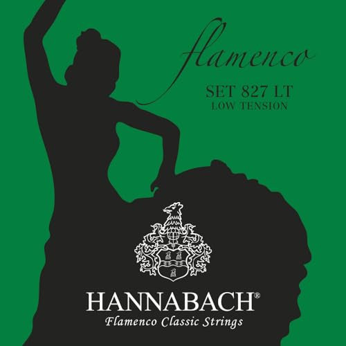 Hannabach Cuerdas para guitarra clásica Flamenco serie 827 Low Tension juego completo Made in Germany - 827LT