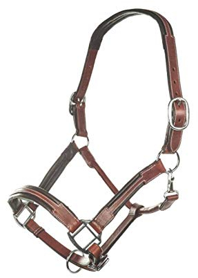 HKM SPORTS EQUIPMENT Lederhalfter -Soft-, braun, Pony