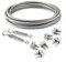 CONJUNTO 5m cable 6mm acero inoxidable cordaje hebra: 7x19 + 6 abrazaderas + 2 tensores ojetes/gancho M6