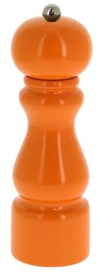 MARLUX C030.204040 Rumba Pfeffer- und Salzmühle, Holz, orange, 6,4 x 6,4 x 21 cm