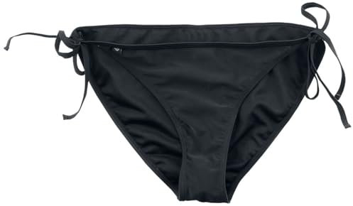 Gothicana by EMP Damen Schwarze Bikini-Hose mit Schnürung L