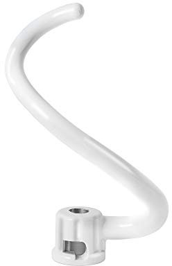 Spiral Coated Dough Hook Attachment for Kitchenaid Stand Mixer Bowl-Lift Model by NEVKU