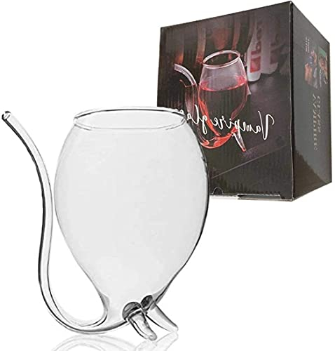 Port Sipper Glasses, Glass Liqueur with a Small Glass Brush- 1 Pack, Brandy Sippers, Glassware Gift Set (300ml)
