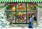 Coppenrath - Fenstereinkauf zu Weihnachten, 4 Adventskalender-Karten – 4 verschiedene Designs!